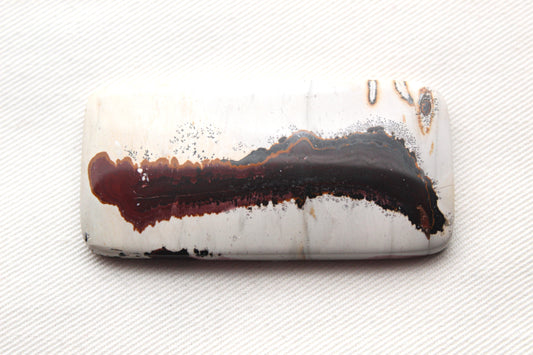 LARGE Dendritic Jasper Cabochon Gemstone rectangle