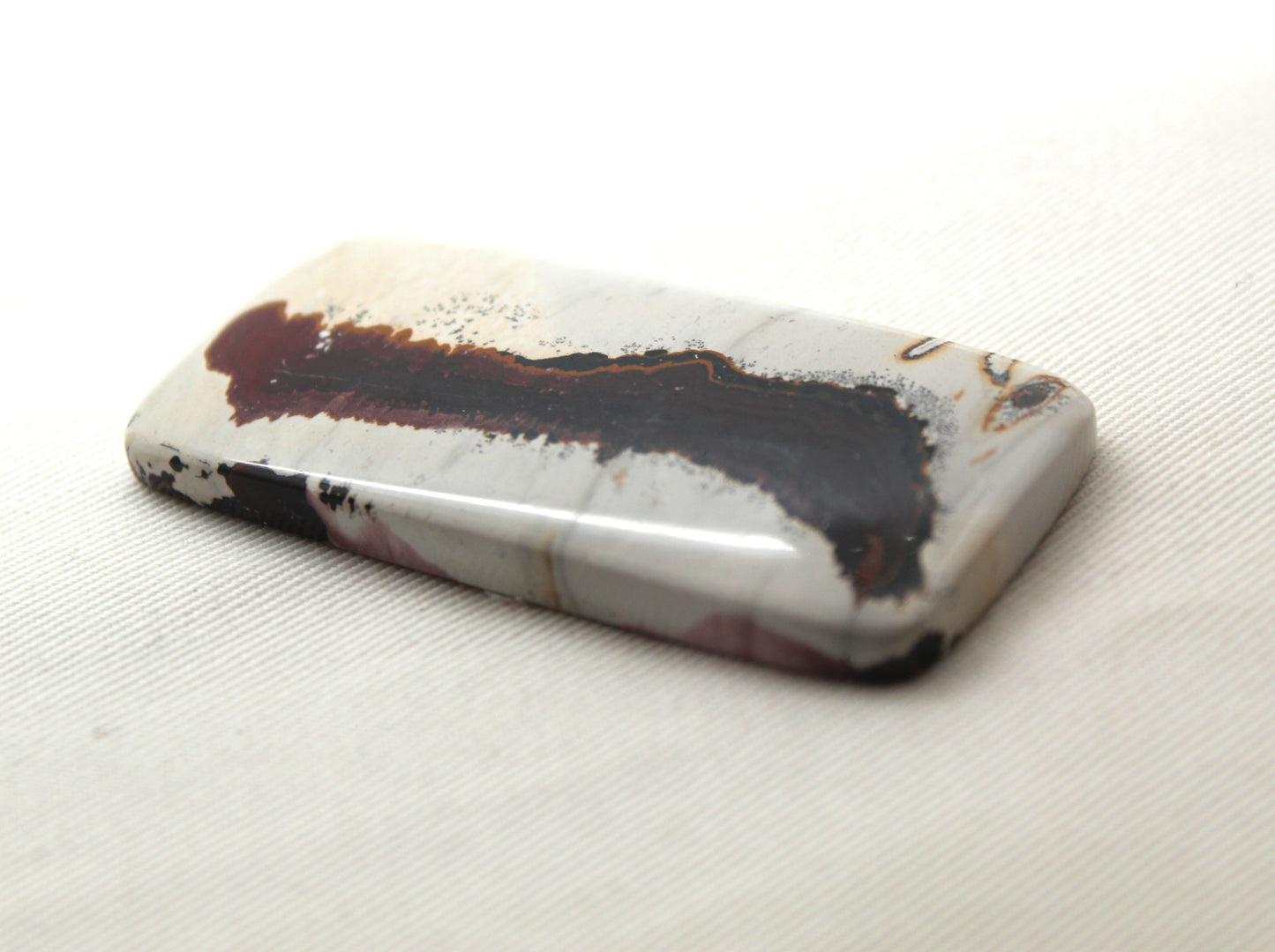 LARGE Dendritic Jasper Cabochon Gemstone rectangle