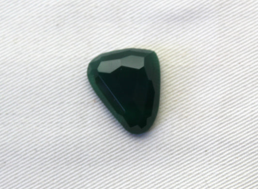 <tc>Duo d'Agate verte Cabochons facettés pierres</tc>