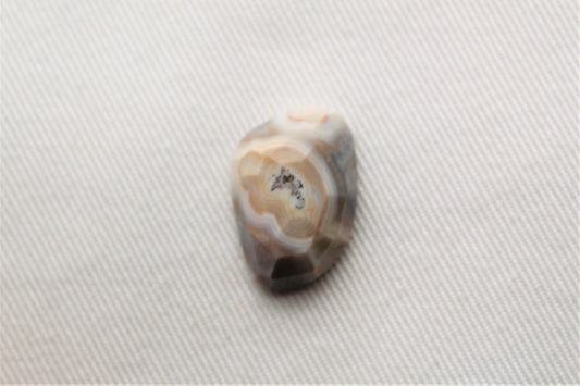 Rose cut Ocean Jasper Cabochon Gemstone freeform white