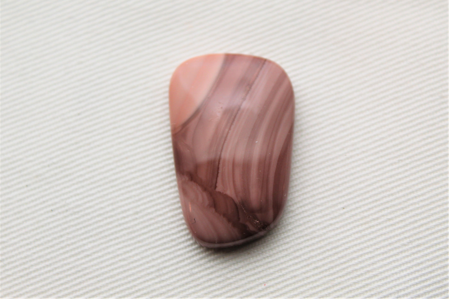 Cabochon Jaspe Impérial forme libre Gemme brun rosé