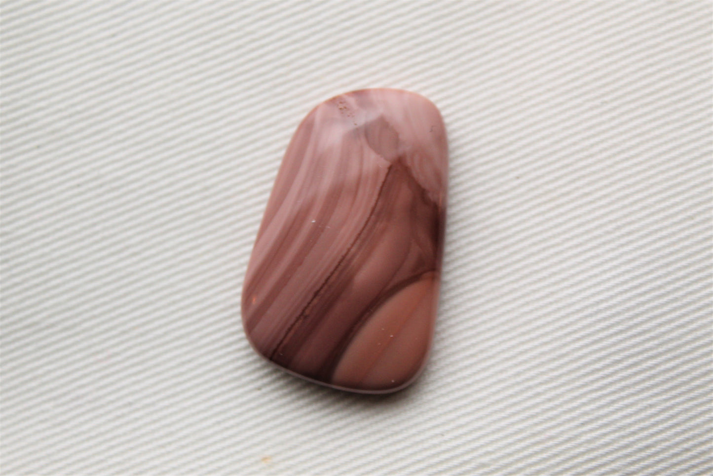 Cabochon Jaspe Impérial forme libre Gemme brun rosé