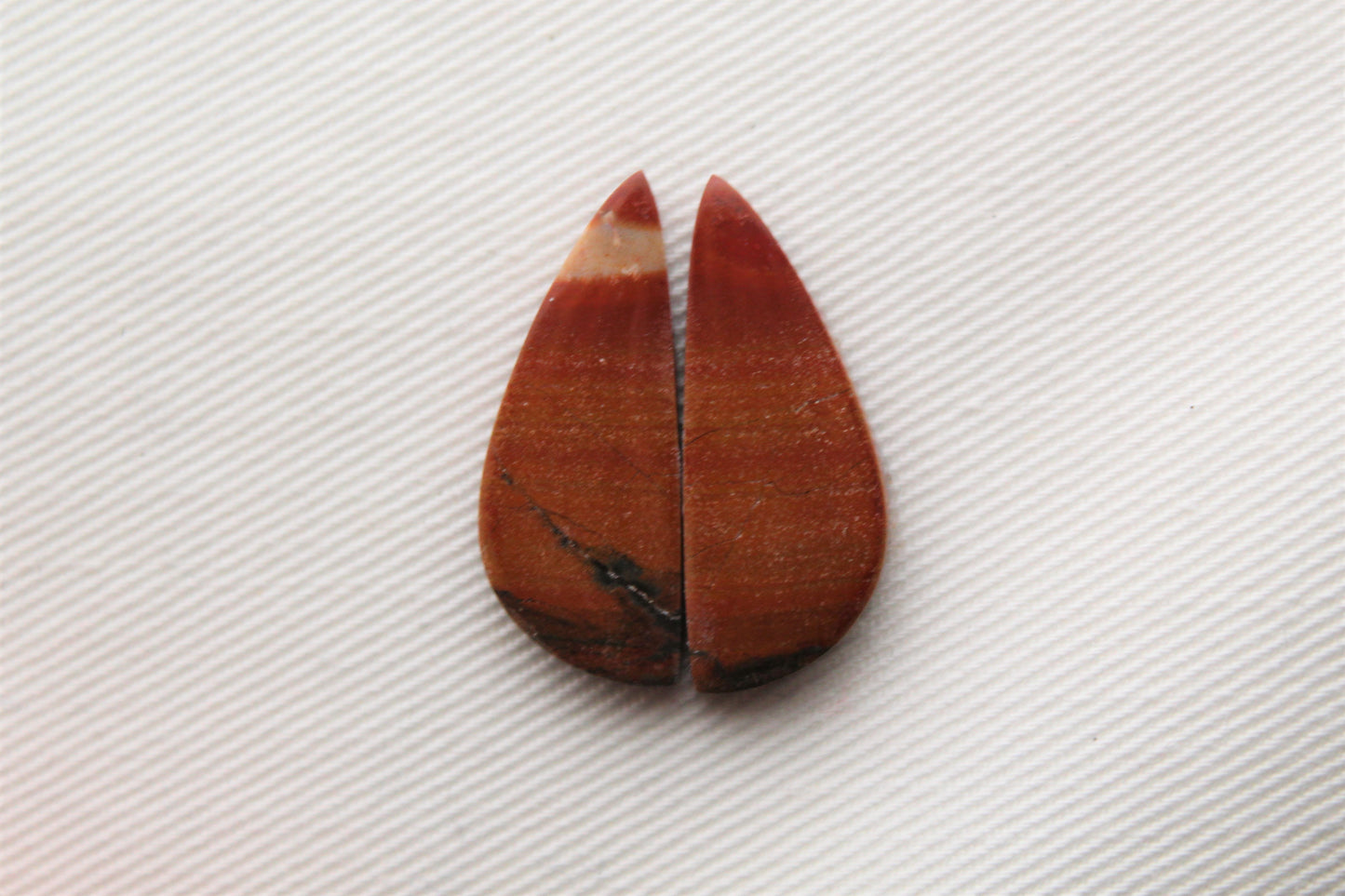 Small Australian Jasper Cabochon Pair