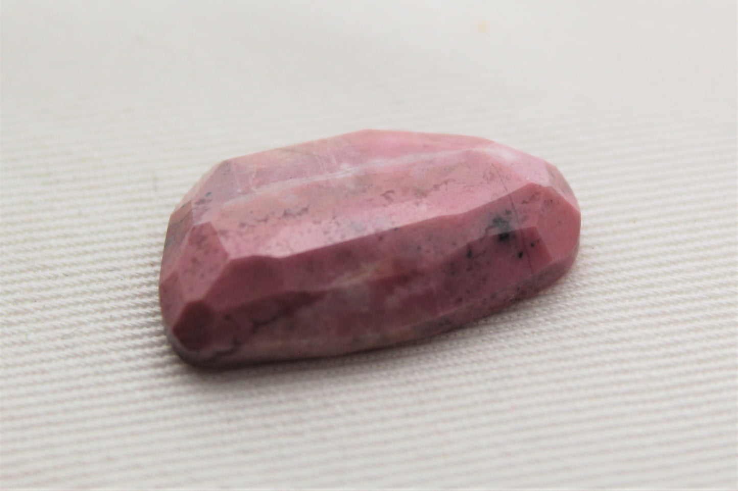 Rhodonite Freeform rose cut Cabochon Pink Gemstone