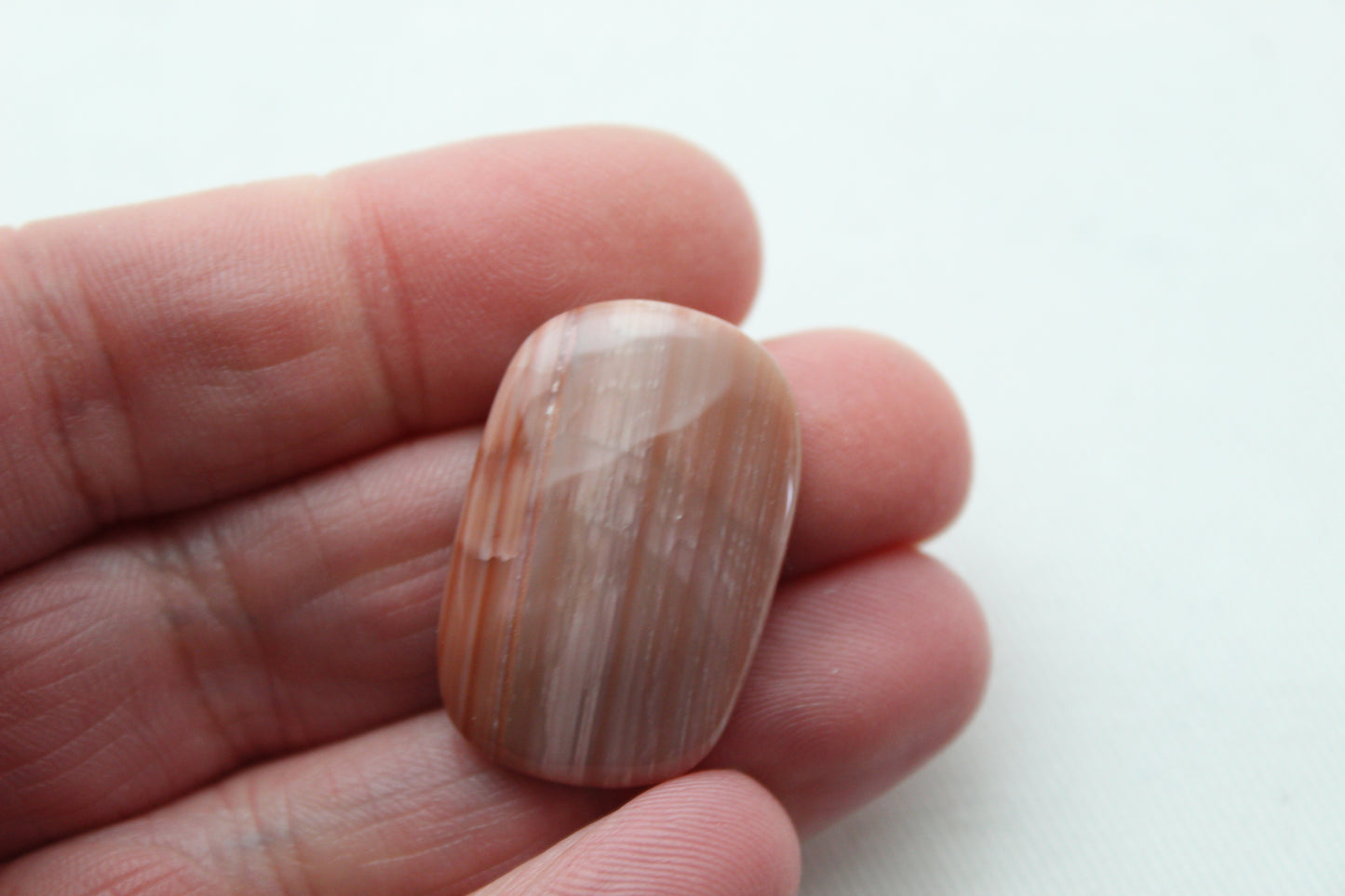 Cabochon forme libre Jaspe Impérial Gemme rose