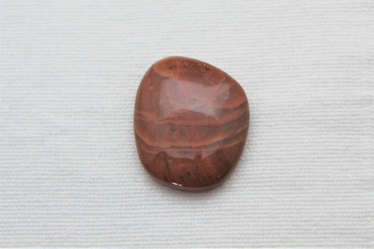 Freeform Imperial Jasper cabochon Gemstone pinkish brown