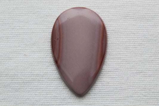 Teardrop Mookaite Cabochon Gemme rose 35x22MM