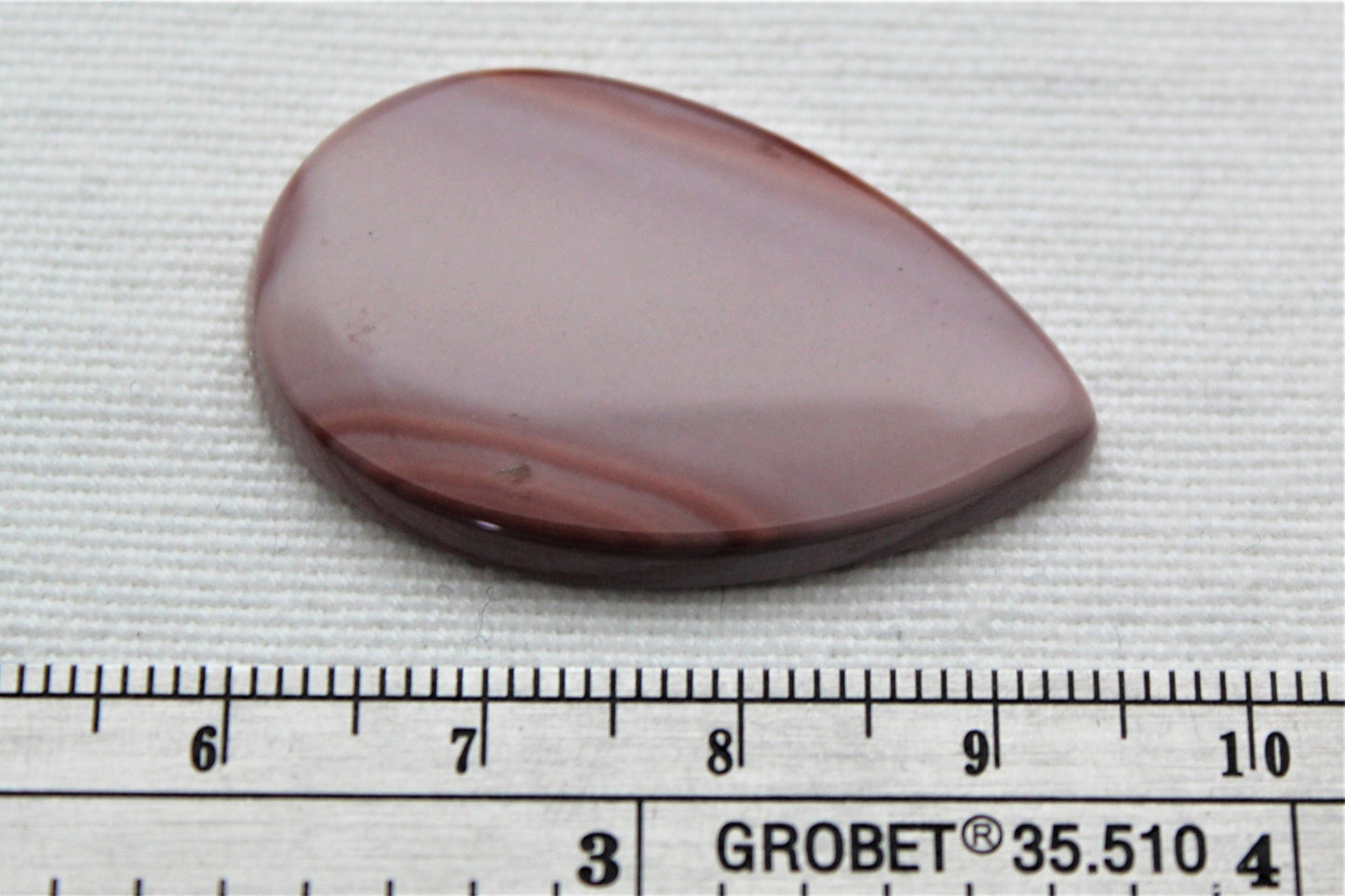 Teardrop Mookaite Cabochon Gemme rose 35x22MM