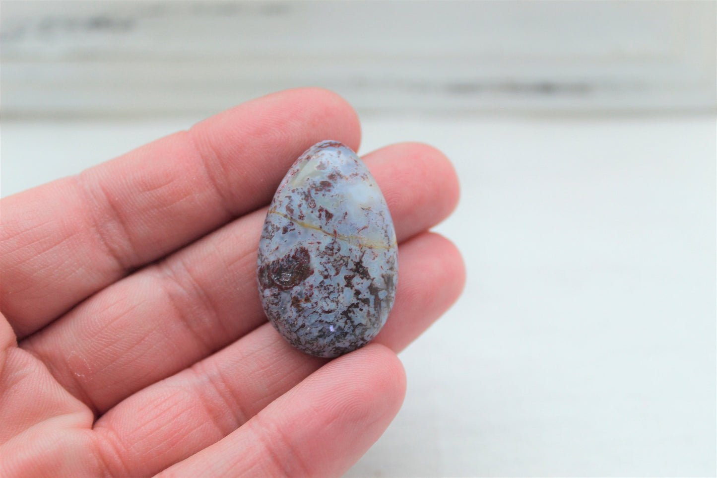 Freeform India Jasper Cabochon Egg shape