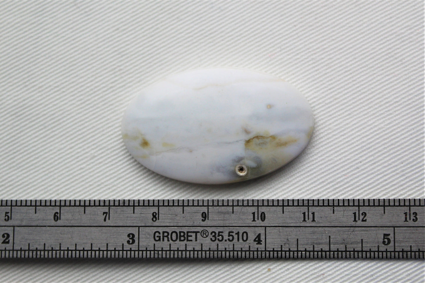 Ocean Jasper ovale Cabochon pierre blanche