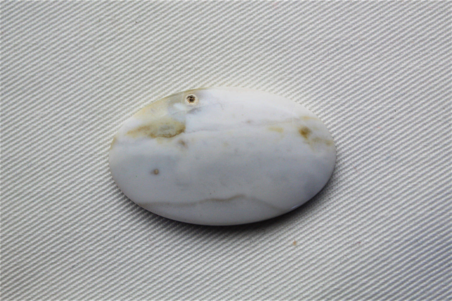 Ocean Jasper ovale Cabochon pierre blanche