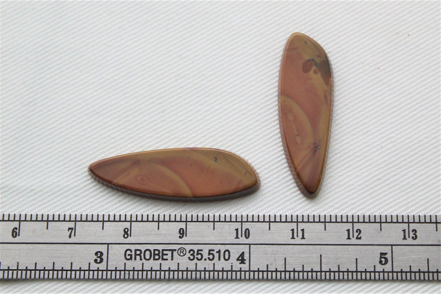 Nice Matching pair of Mookaite Cabochons Gemstones