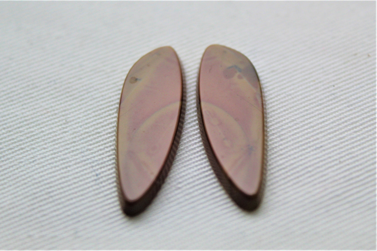 Nice Matching pair of Mookaite Cabochons Gemstones