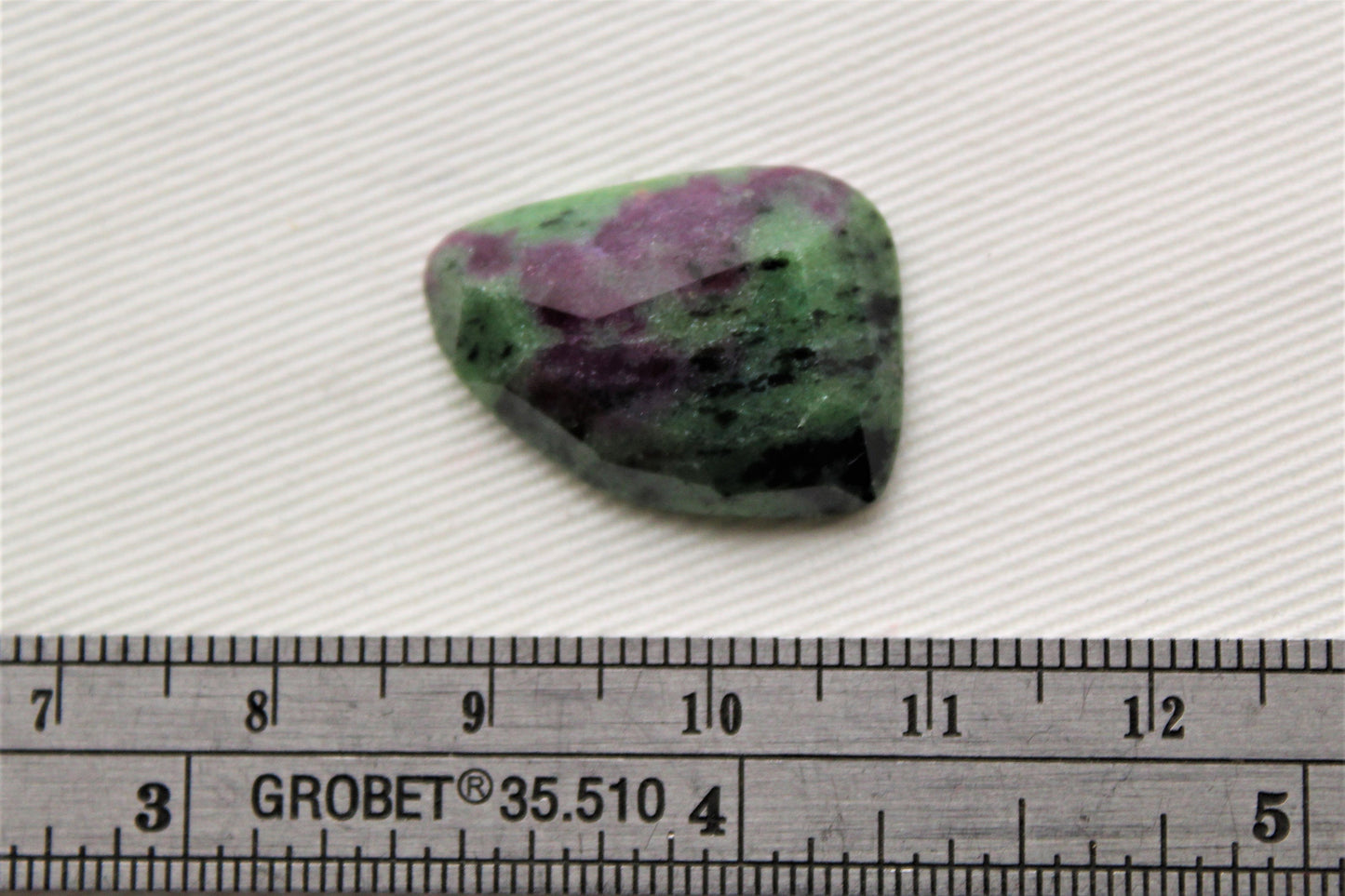 Ruby Zoisite Rose cut Cabochon Gemstone pink green