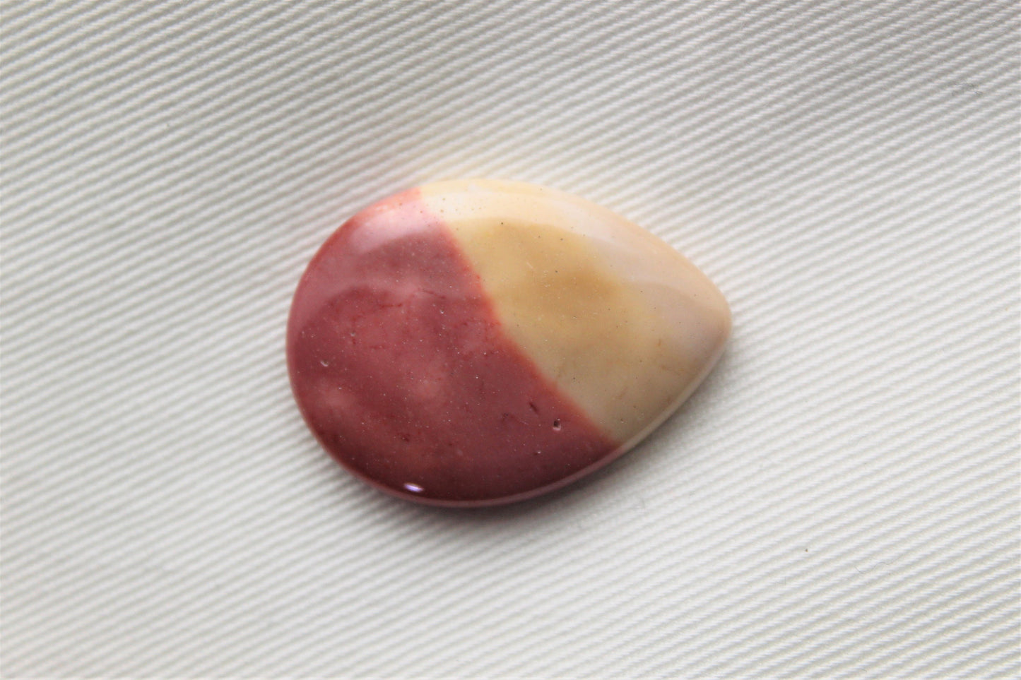 Teardrop Mookaite Cabochon Gemstone pink 30x22MM