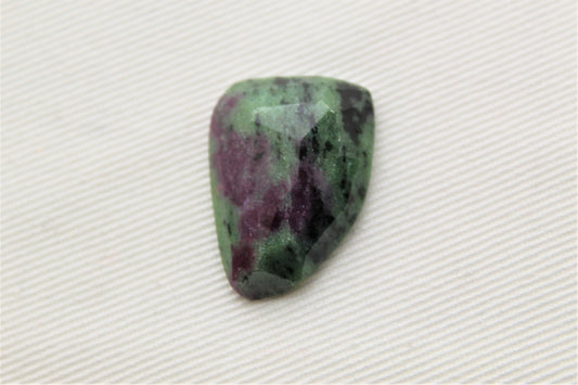 Ruby Zoisite Rose cut Cabochon Gemstone pink green