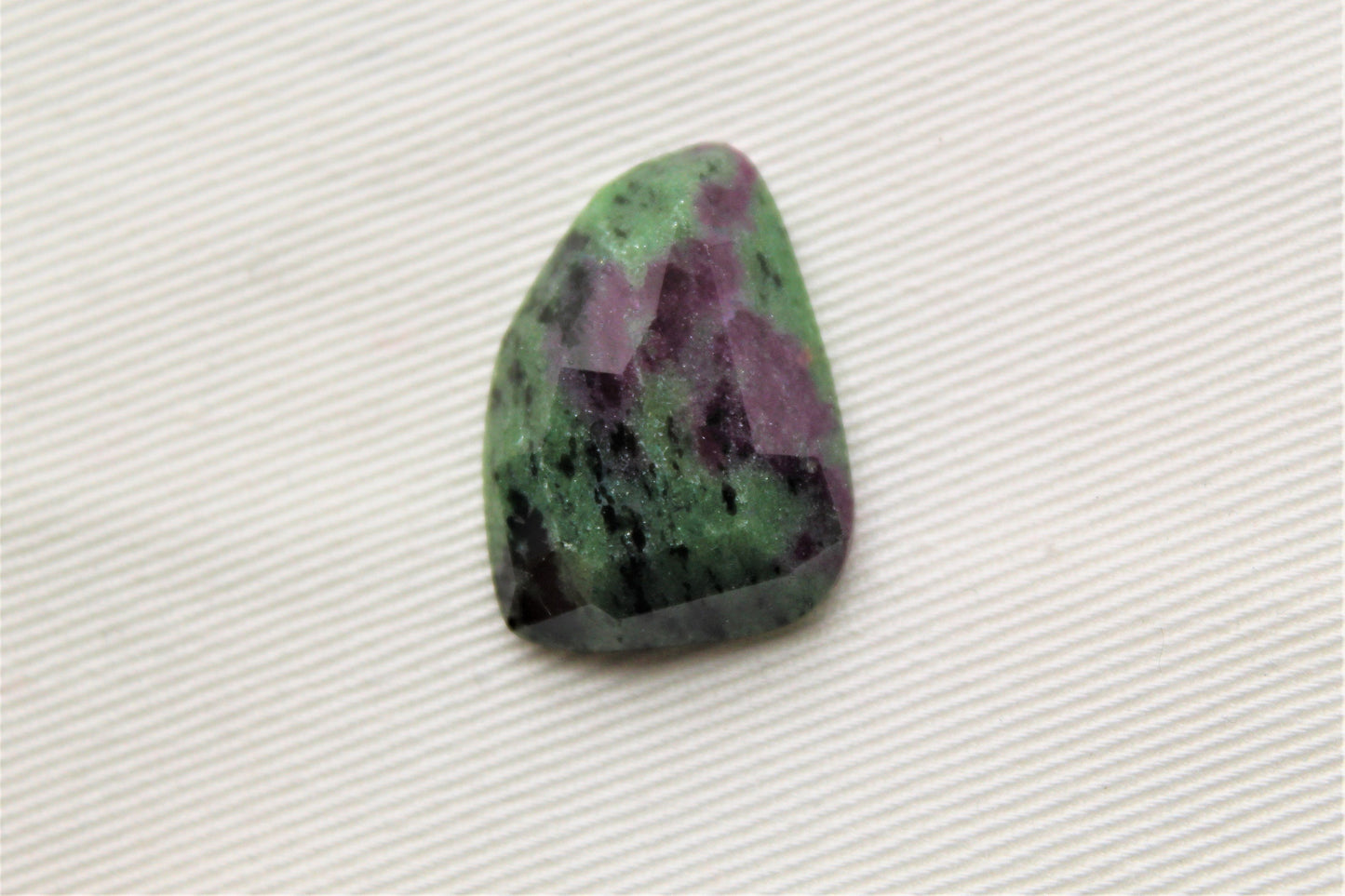 Ruby Zoisite Rose cut Cabochon Gemstone pink green