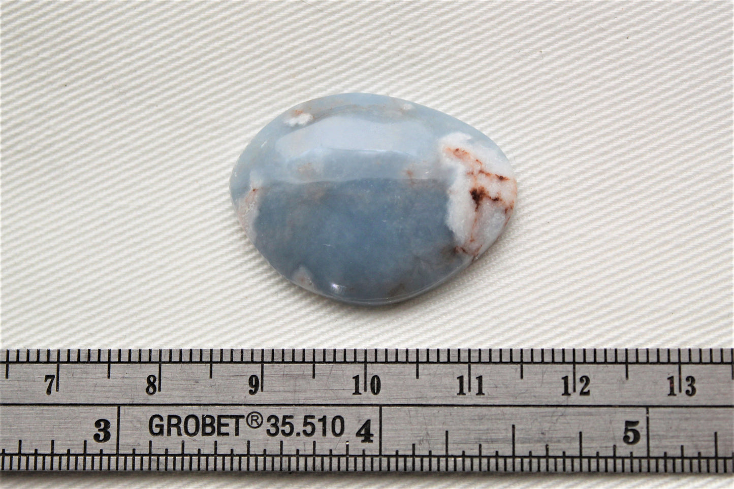 Angelite in Matrix freeform Cabochon Blue Gemstone