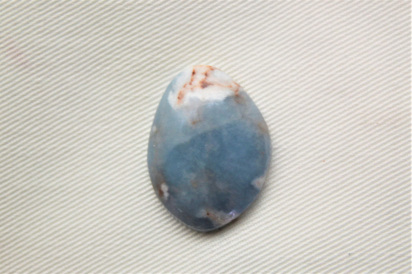 Angelite in Matrix freeform Cabochon Blue Gemstone