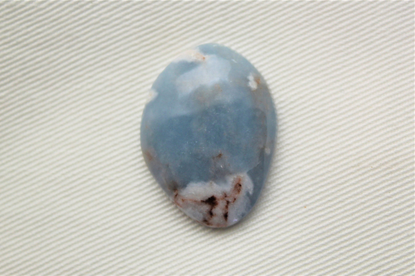 Angelite in Matrix freeform Cabochon Blue Gemstone