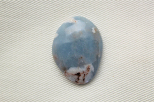 Angelite in Matrix freeform Cabochon Blue Gemstone