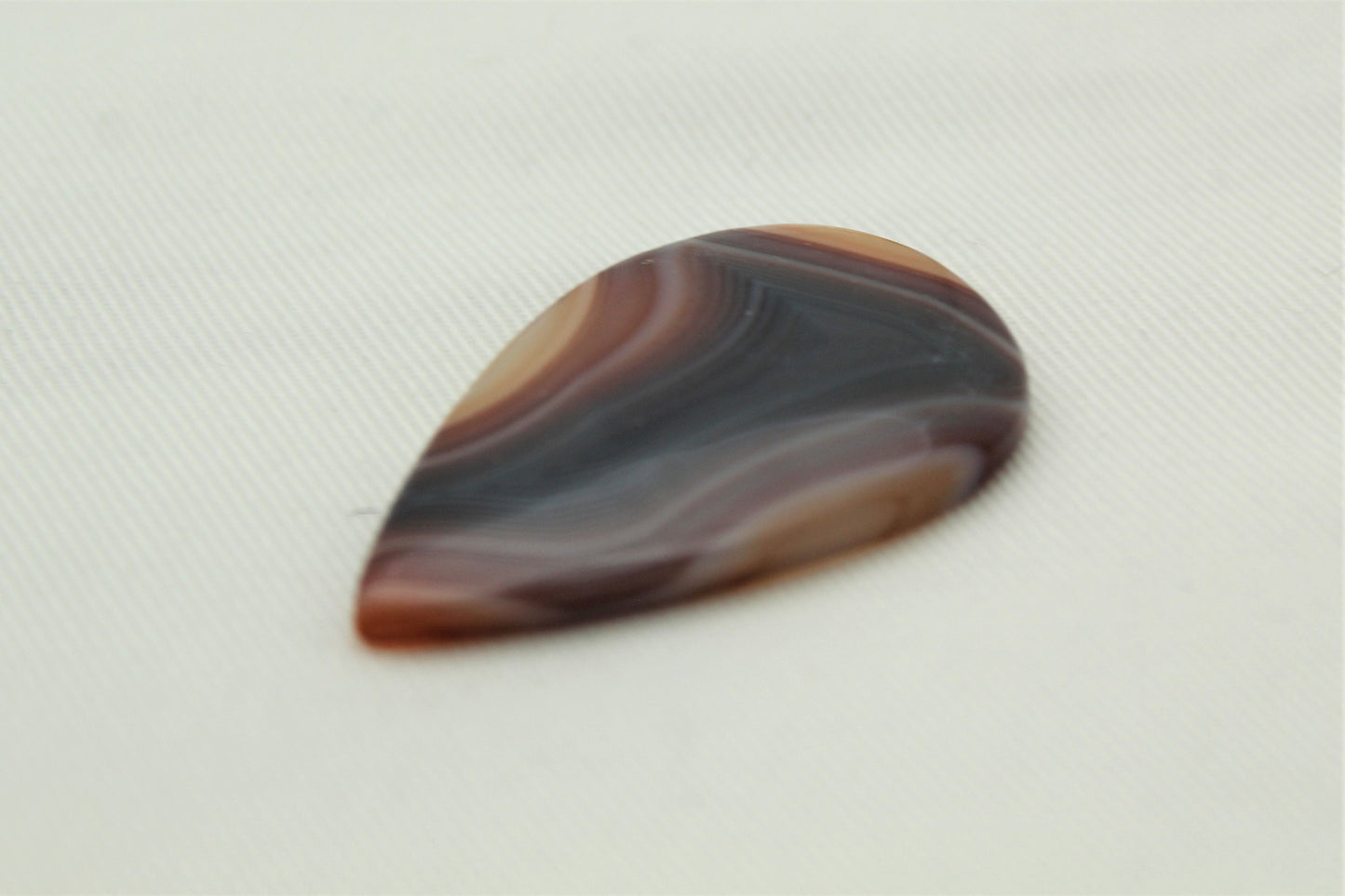 Banded Agate Cabochon Gemstone teardrop natural