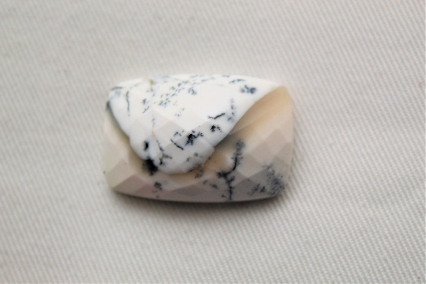 Dendritic Agate Faceted Cabochon Gemstone