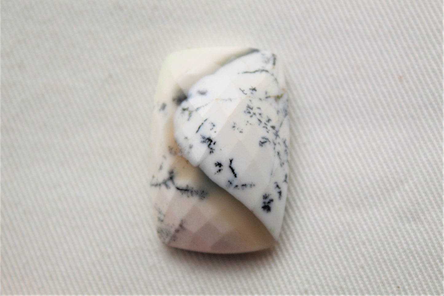 Dendritic Agate Faceted Cabochon Gemstone