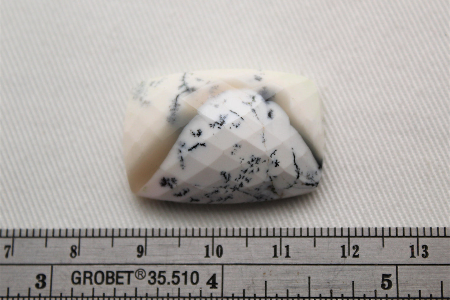 Dendritic Agate Faceted Cabochon Gemstone