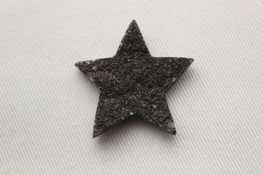 Black Star Druzy Cabochon MATTE