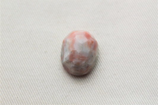 Small White Rose cut Ocean Jasper Cabochon Gemstone freeform