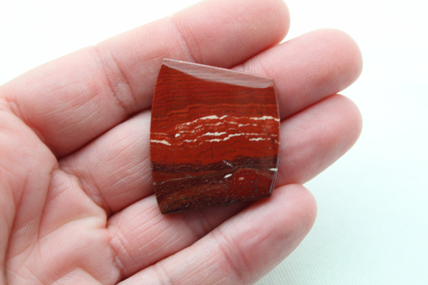 NICE SnakeSkin Jasper Cabochon red gemstone