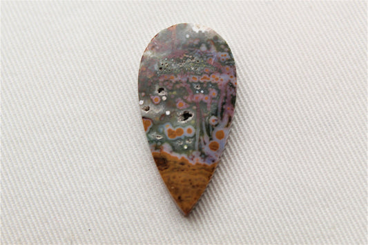 River Jasper Cabochon Gemstone goutte multicolore